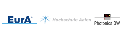 Logo EurA, Hochschule Aalen und Photonics BW